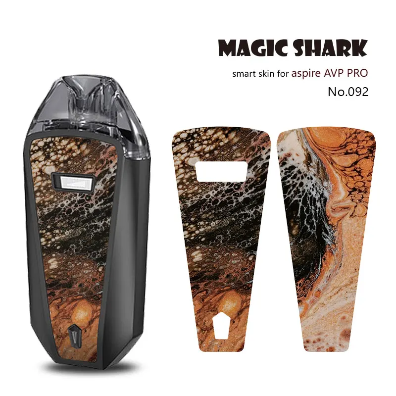 Ультратонкий кожаный чехол-наклейка с рисунком дракона жемчуга для Aspire AVP Pro |