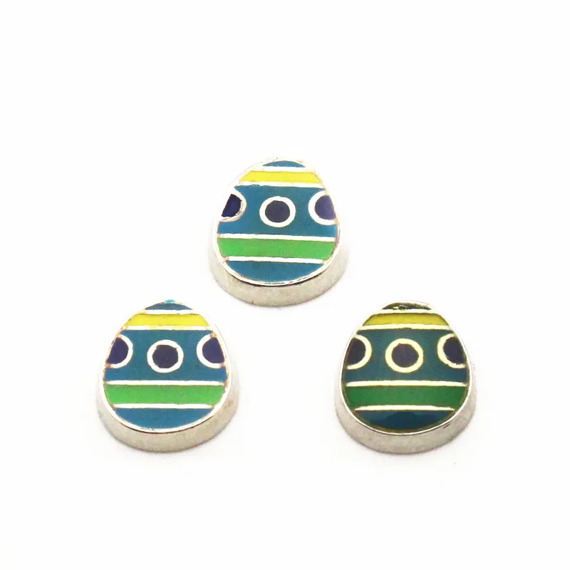 12 шт./лот подвески в виде яйца Плавающие Подвески для подвесок с памятью