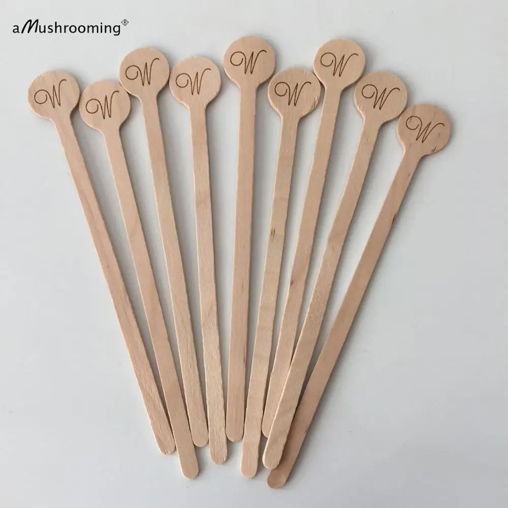 100 шт. индивидуально выгравироанные надписи на бар и коктейльные мешалки Винтаж