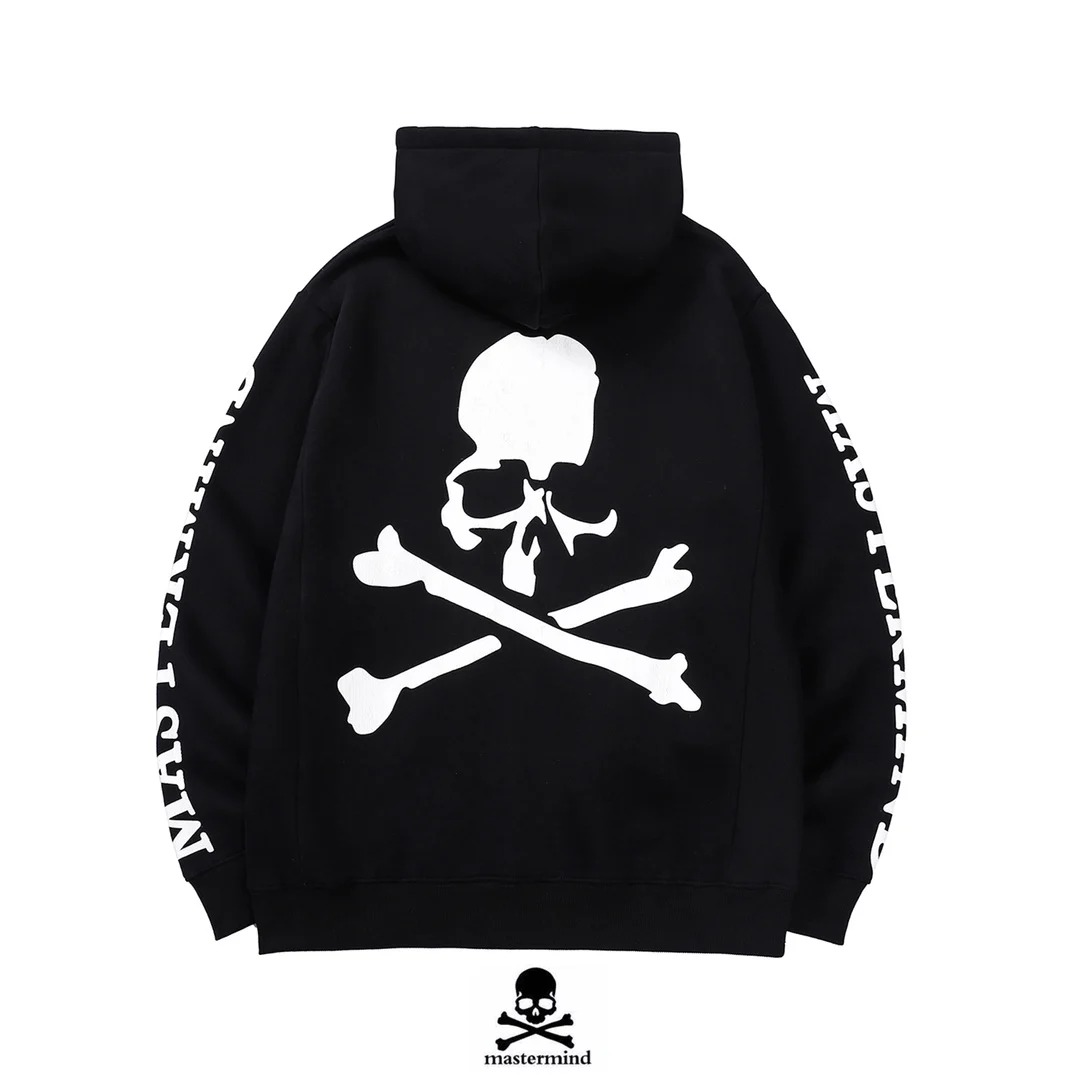 

New Luxury Brand Fashion Heavy Fabric Mastermind Hoodie Men Woman 1:1 Top Quality Mastermind Skull Print Hoody Sweatshirts