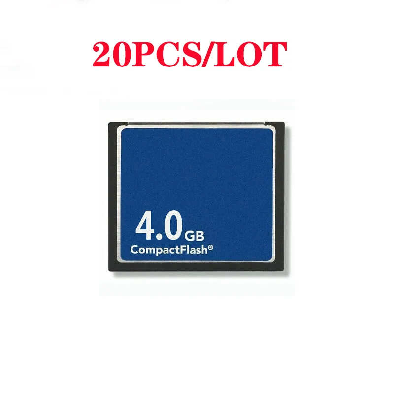 20PCS/Lot Real Capacity 4GB Industrial CompactFlash CF Memory Card Compact Flash Card SLC Flash Innodisk Control ATA Cheap