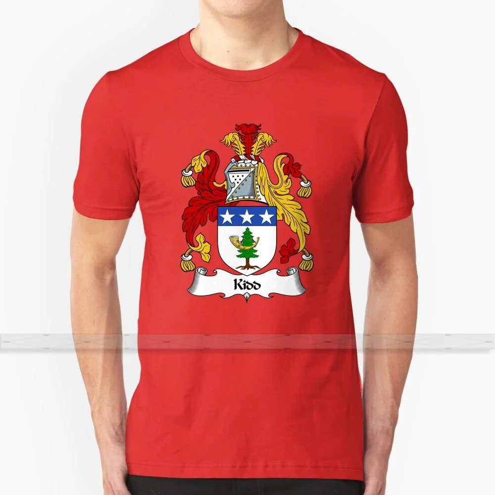 

Kidd Coat Of Arms / Kidd Family Crest For Men Women T Shirt Tops Summer Cotton T-Shirts Big Size S - 6XL Kidd Kidd Coat Of Arms