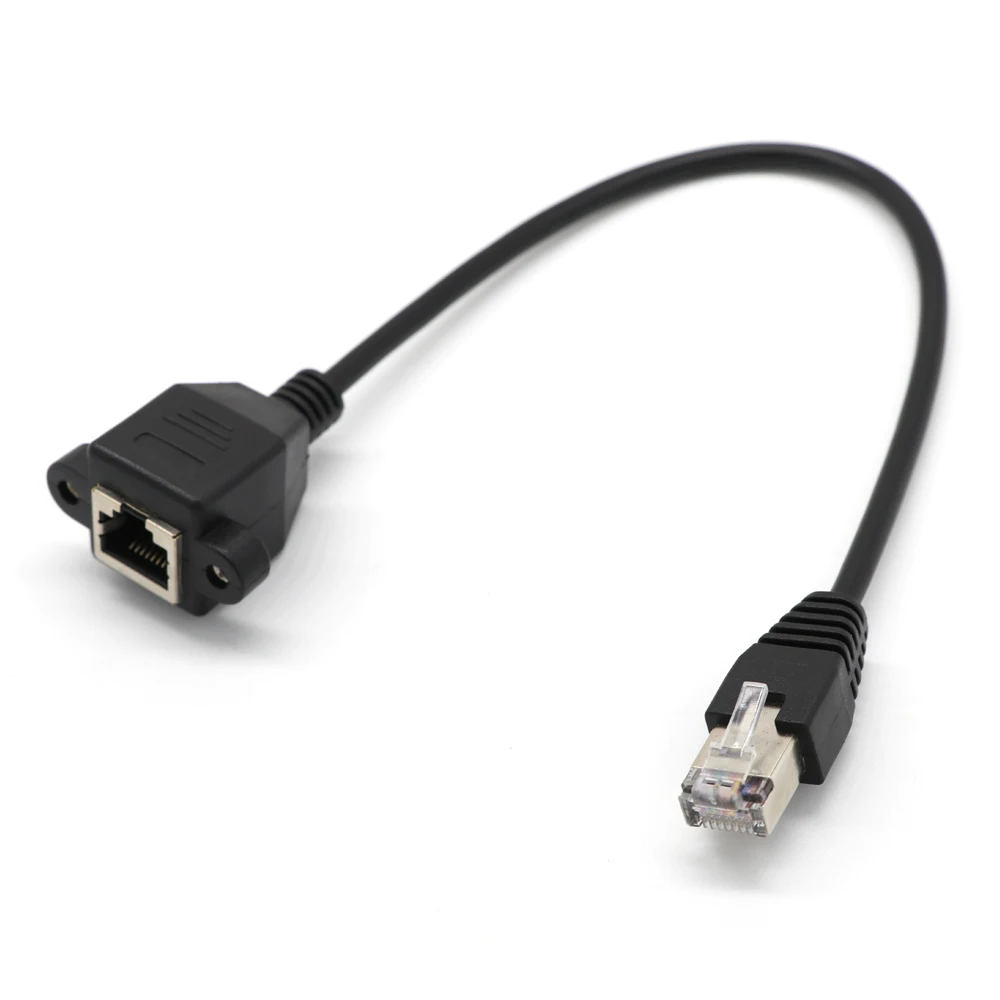 Сетевой Удлинительный кабель RJ45 штырь гнездо Соединительный шнур Ethernet 30 см| |