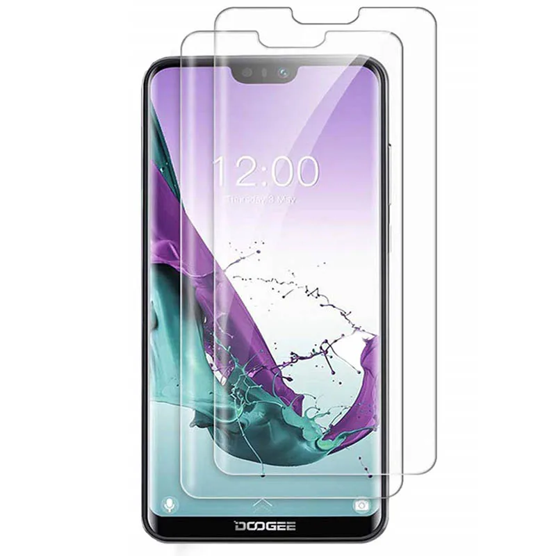 

2PCS On For Doogee N10 N20 S90 Pro X100 X90L X90 Y8 Plus Y8c Tempered Glass Protective 2.5D Screen Protector Glass Film Cover