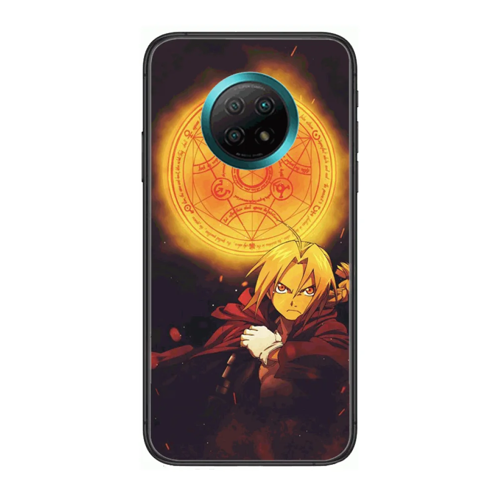 

Anime Fullmetal Alchemist Style Phone Case For xiaomi Redmi Note 9S 8 7 6 5 A Pro T Anime Black Cover Silicone Back Pretty seni