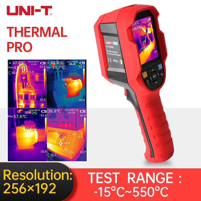 UNI T UTi260B Термальность Камера промышленный инфракрасный Imager 256x192 Пиксели HD 15 ~ 550 °C