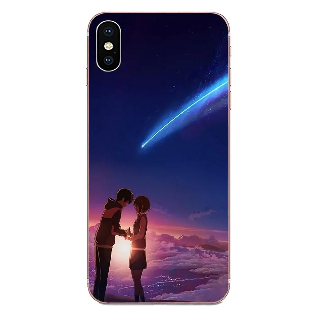 For Galaxy Grand A3 A5 A7 A8 A9 A9S On5 On7 Plus Pro Star 2015 2016 2017 2018 Soft Cellphone Transparent Your Name Japan Anime | Мобильные