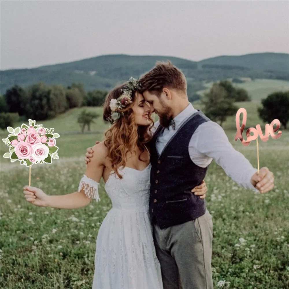 23 шт. вечерние курочки для фотосессии, реквизит для команды невесты, селфи реквизит, розовое золото, свадебные девичьи вечерние аксессуары для игр