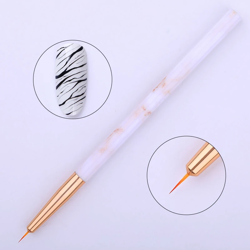 Кисти для маникюра с УФ-гелем 3 шт./компл. акриловые ручки ручка под мрамор