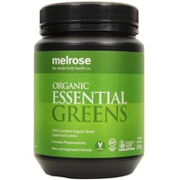 abm melrose 100organic essential green superfood nutrient wheat barley grass spirulina powder health wellness dietary fiber