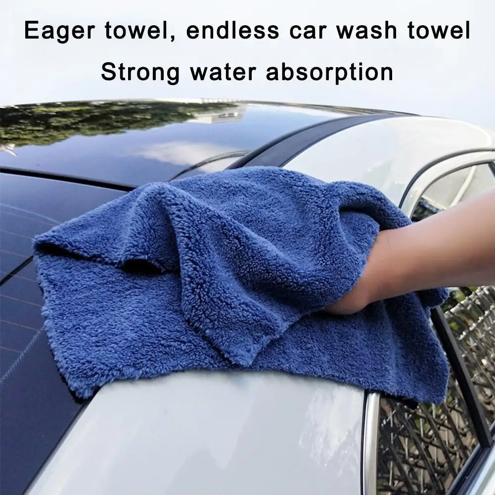 

1pc/5pcs Microfiber Car Cleaning Towel Soft Car Wash Towels Dry Towel Car Cleaning Drying Cloth Car Care Cloth