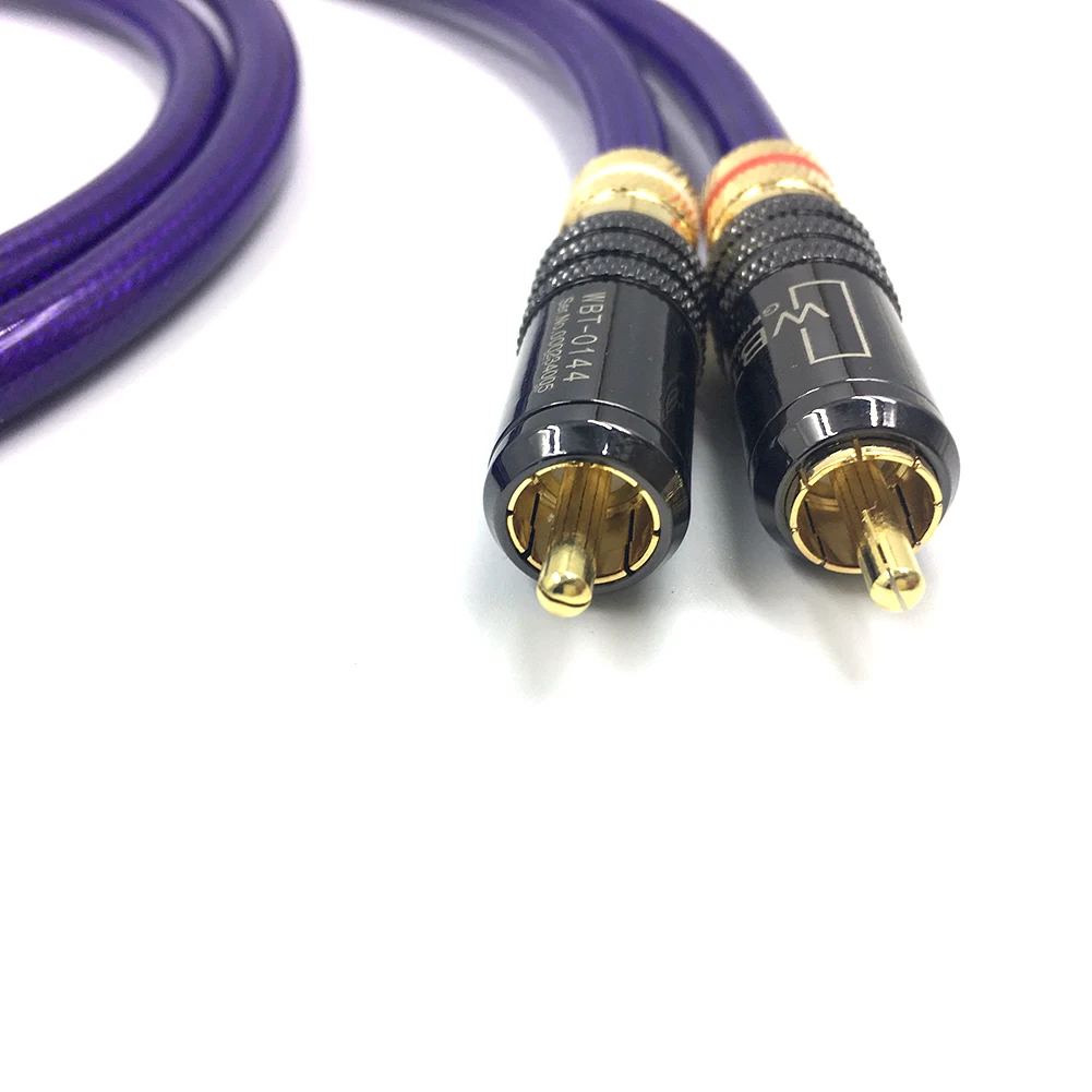 Thouliess Pair Type-3 WBT-0144 Аудиокабель RCA 2RCA папа-папа Соединительный аудиокабель с