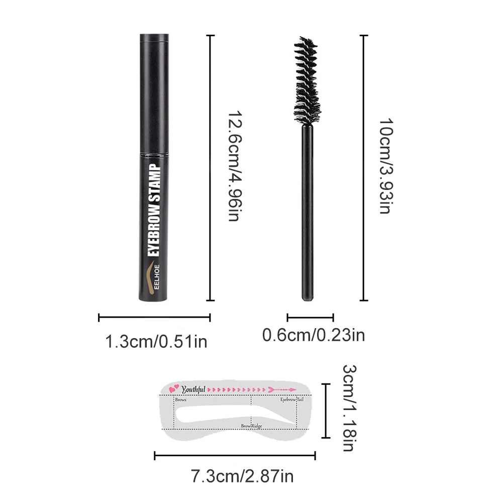 Набор для формирования бровей в один шаг макияж волшебный трафарет с кисточкой