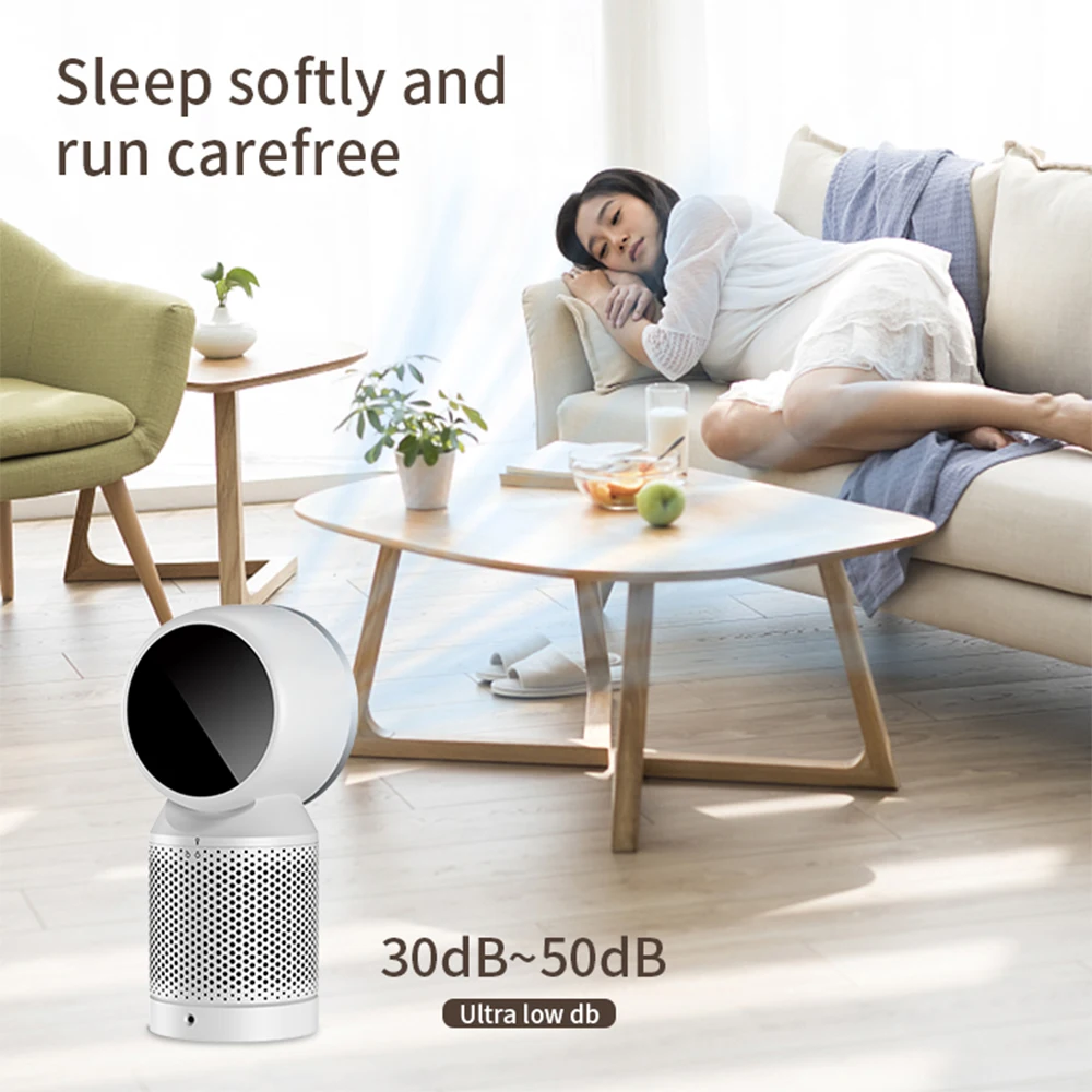 Воздухоочиститель без листьев Воздушный Фильтр HEPA с активированным углем для