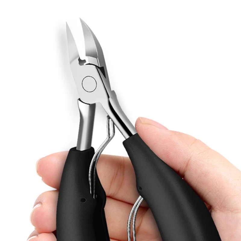 

YINTAL Double Spring Sharp Cuticle Scissors Stainless Steel ABS Handle Nail Cuticle Scissors Manicure Pedicure Tools kits