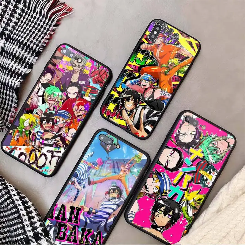 

Nanbaka japan anime Phone Case Tempered glass For iphone 6 7 8 plus X XS XR 11 12 13 PRO MAX mini