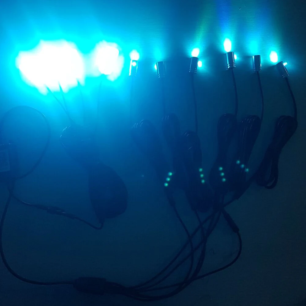 

Interior Ambient Light Car Neon Strip With Cigarette Lighter 12V App RGB Auto Decorative Dashboard Door Atmosphere Lights LED