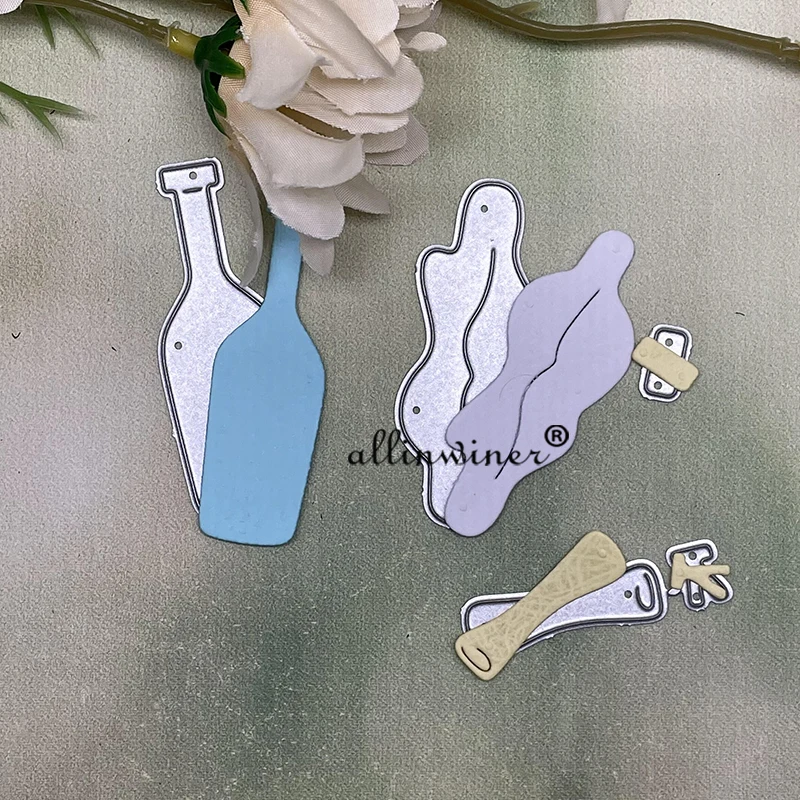 

Конверт Дрифт бутылка металлические штампы трафареты для «сделай сам» Скрапбукинг декоративное тиснение ручная работа штамповочный шаблон