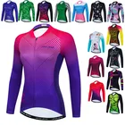 Веломайка Weimostar Женская с длинным рукавом, дышащая одежда для езды на велосипеде, профессиональная одежда для велоспорта, на осень