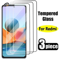 3pcs tempered glass for redmi note 9 8 pro 8t 9s 7 for xiaomi redmi 4x 3s 4a 4 s2 go screen protector redmi 9c 9t 7 8 9 a film