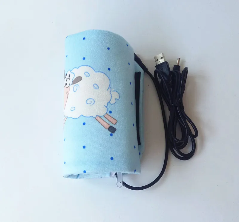 A Usb-грелка для детских бутылочек, портативный подогреватель молока для путешествий, бутылочка для кормления детей, термостат с подогревом, подогреватель пищи - Цвет: A