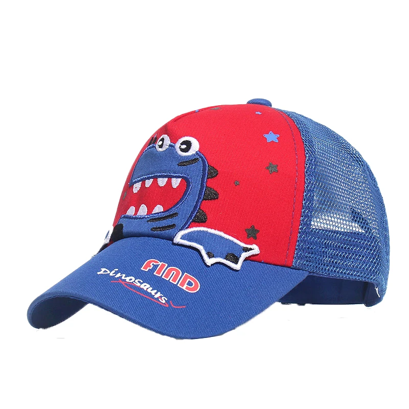 

Fashion Kids Cute Dinosaur Printed Baseball Cap Adjustable Child Seasons Outdoor Cotton Breathable Sun Hat Boys Girl Gorras