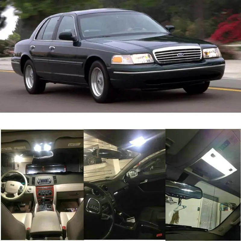 Фотофон для 2000 Ford Contour Crown Victoria Внутренние светодиодные лампы Escort Trip Explorer F150 F250 F350 |