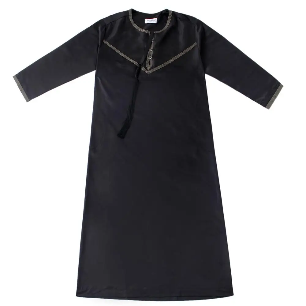 Ramadan Muslim Men Clothing Jubba Thobe Long Dress Pakistan dubai arab Djellaba Kaftan Abaya Islamic prayer Robe Worship Service