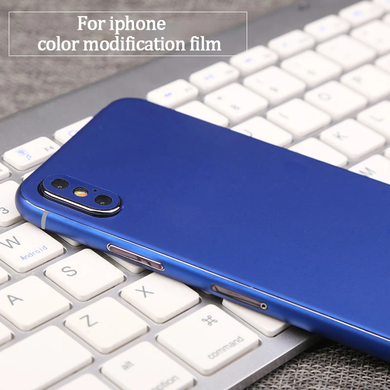 Роскошные яркие наклейки на мобильный телефон для iPhone 7 6 6 S 8 Plus 5 задняя защитная пленка наклейка для iPhone X XS наклейка Adesivos Pegatinas