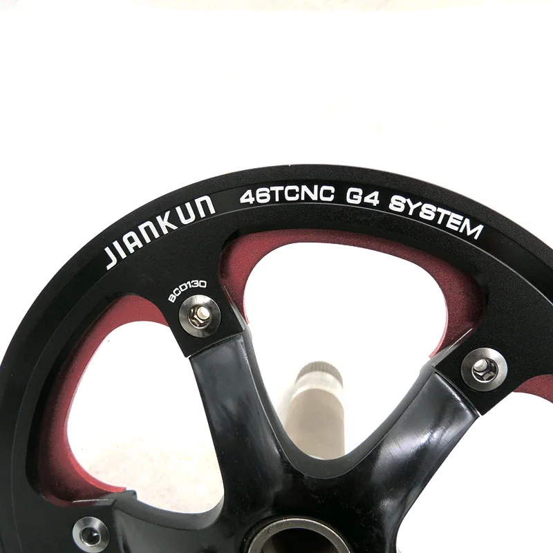 

Road bike crankset 46T 130 BCD Dental plate crank 170mm Screw-in hollow shaft Integrated Aluminum alloy Bicycle part accessories