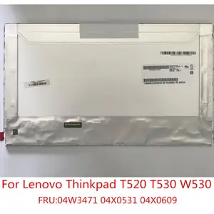 for lenovo thinkpad t520 t530 w530 lcd screen 15 6fhd ag 19201080 40pin 100original a fru 04w3471 04x0531 04x0609 free global shipping