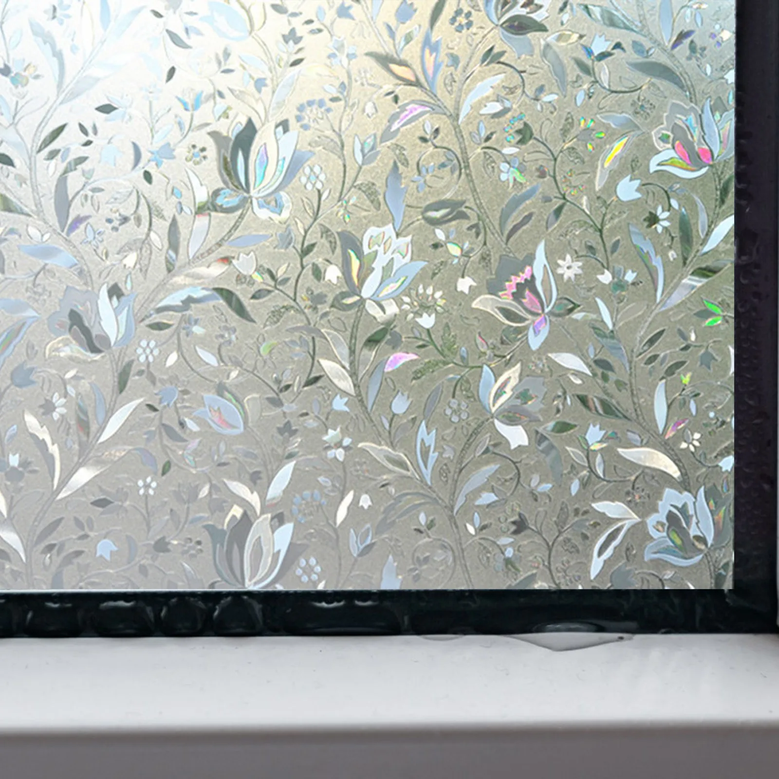 Тюльпан Цветок 3d статического цепляться декоративные конфиденциальности