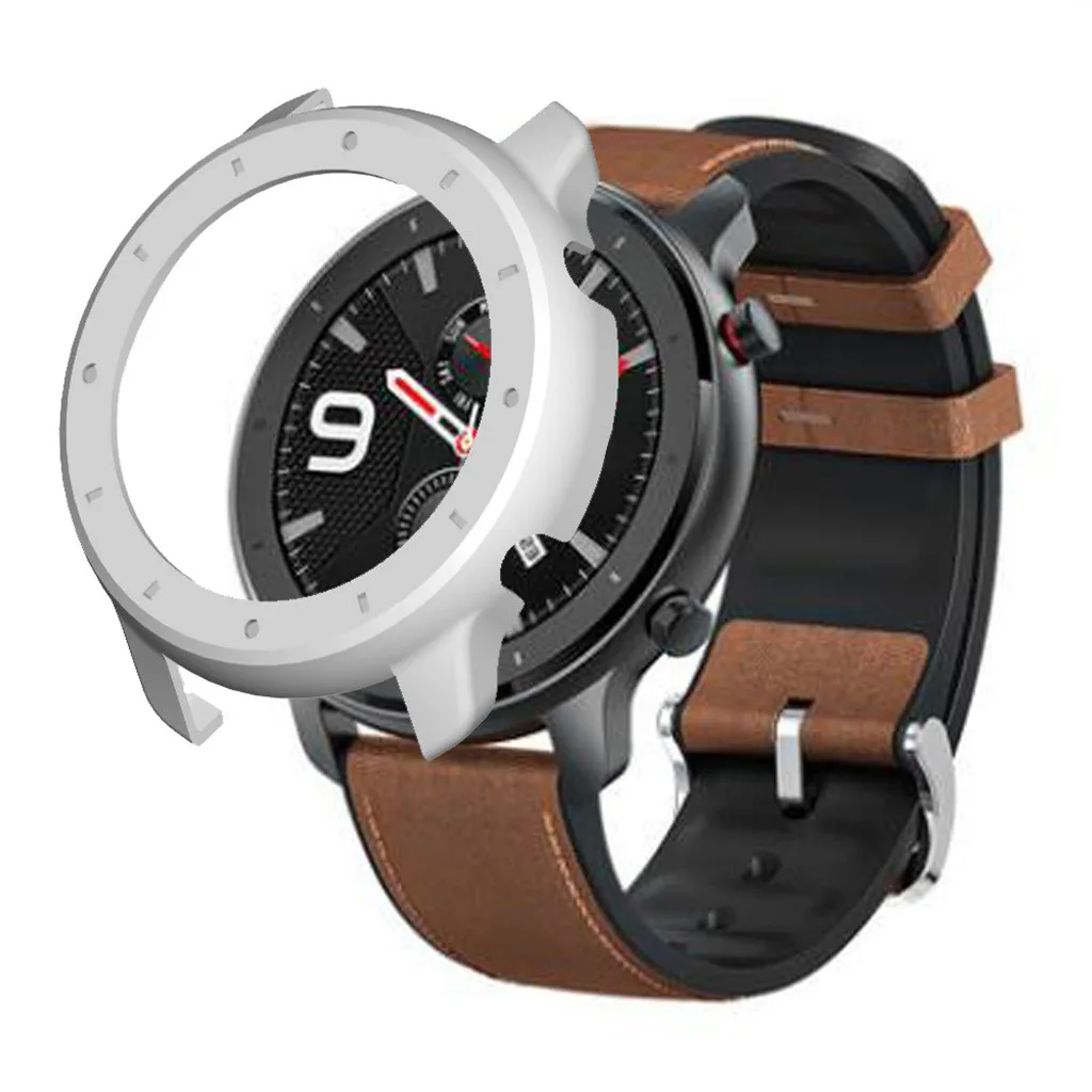 Жесткий защитный чехол из поликарбоната для Xiaomi Huami Amazfit GTR 47 мм, умные часы, цветная рамка из поликарбоната, полное покрытие, запасная защитная оболочка