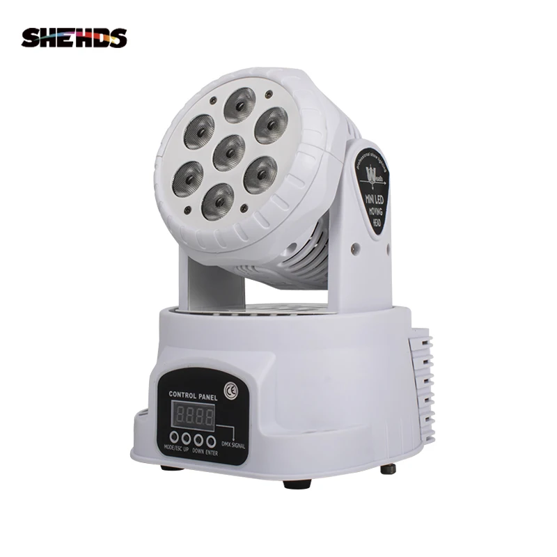LED 7x1 2 Вт/18 Вт RGBW сценический светильник с движущейся головкой Расширенный DJ Led Wash
