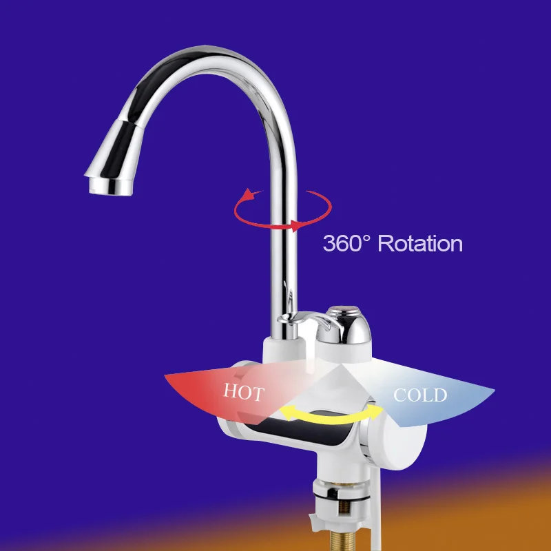 Мгновенный Электрический водонагреватель без резервуара смеситель для кухни