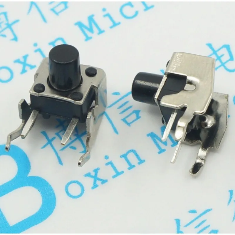 

Bracket 6*6*9 tact switch 6X6X9H with bracket side button horizontal key switch