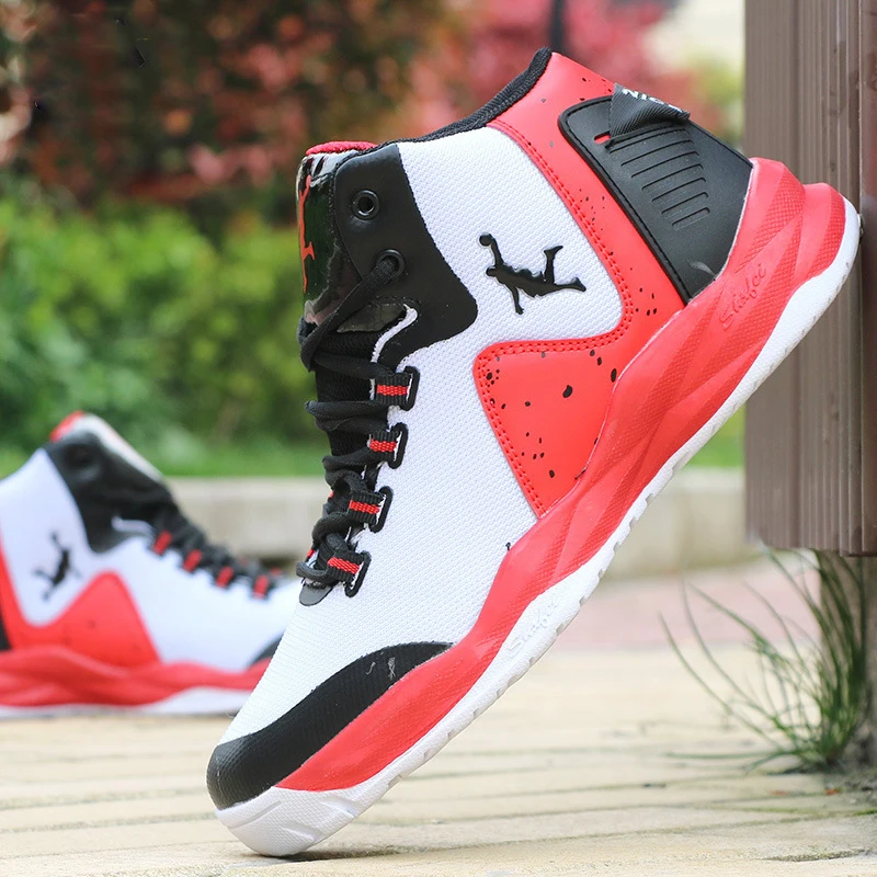 

Мужские Профессиональные высокие баскетбольные туфли, мужские мягсветильник кие кроссовки, сетчатые дышащие уличные спортивные туфли, муж...