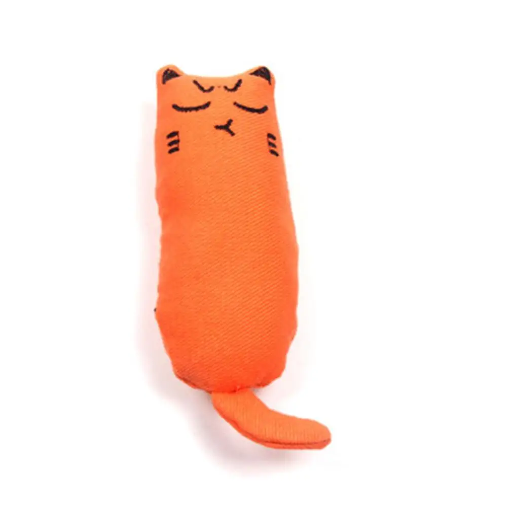 Кот шлифовальные игрушки для кошек Catnip смешной интерактивный плюшевый Кот игрушка котенок жевательная игрушка когти большой палец кусая кошка мята для кошек зубы игрушки
