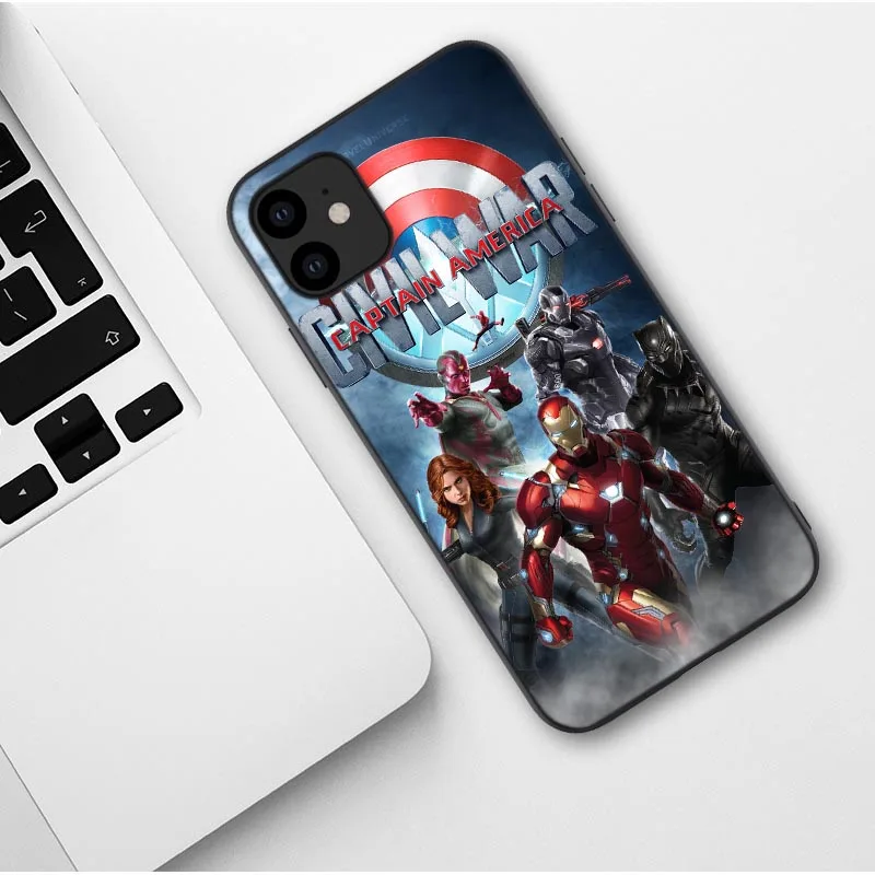 TPU Чехол для телефона для iPhone 11 Pro 5,8 чудо-яд Железный человек Человек-паук Дэдпул мягкий чехол для iPhone 11 Pro MAX 6,1 6,5 дюйма - Цвет: TPU