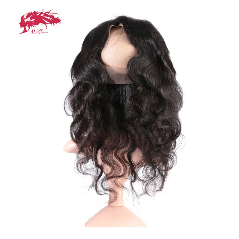 360 Кружевные фронтальные девственные человеческие волосы Бразильские объемные