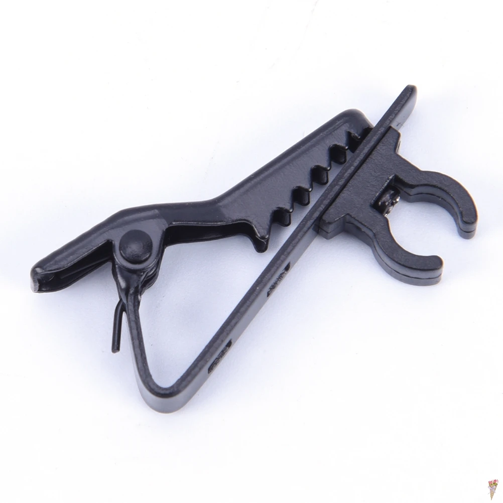

Mini Microphone Lapel Tie Clip For Clip Microphone Mic Replacement Cable Clip for Lapel Lavalier Mic For iPhone Universal Metal