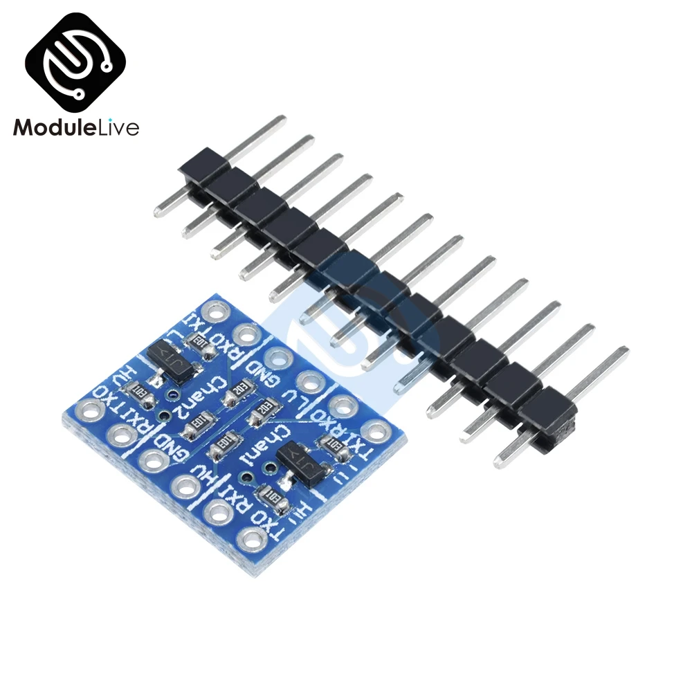 5 шт. два 2 канала IIC I2C логический преобразователь уровня двунаправленный Модуль