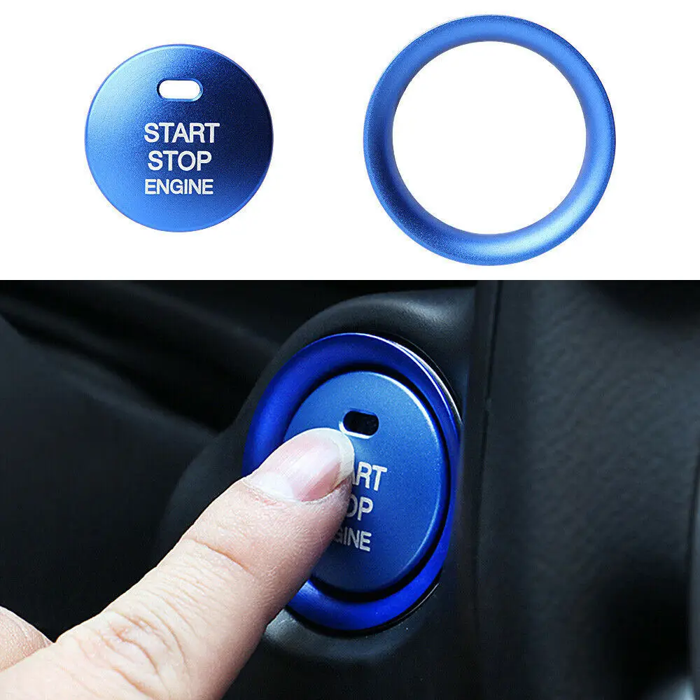 

1PCS Engine Start Push Button Console Switch Cover Trim for Mazda CX5 CX3 CX4 One Button Start Decorative Ring