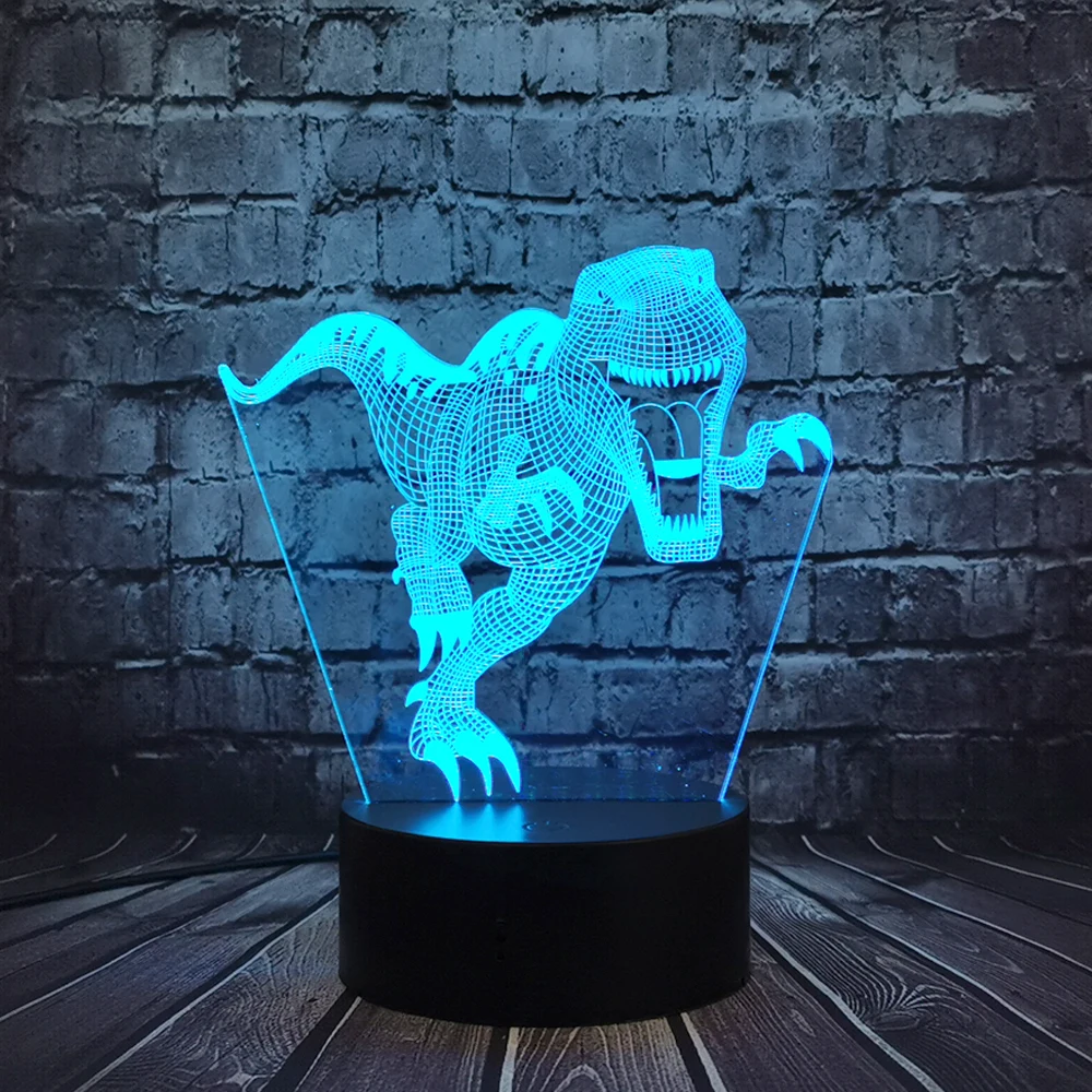 Динозавр лампа Парк Юрского периода тираннозавр рекс животное уникальный приз