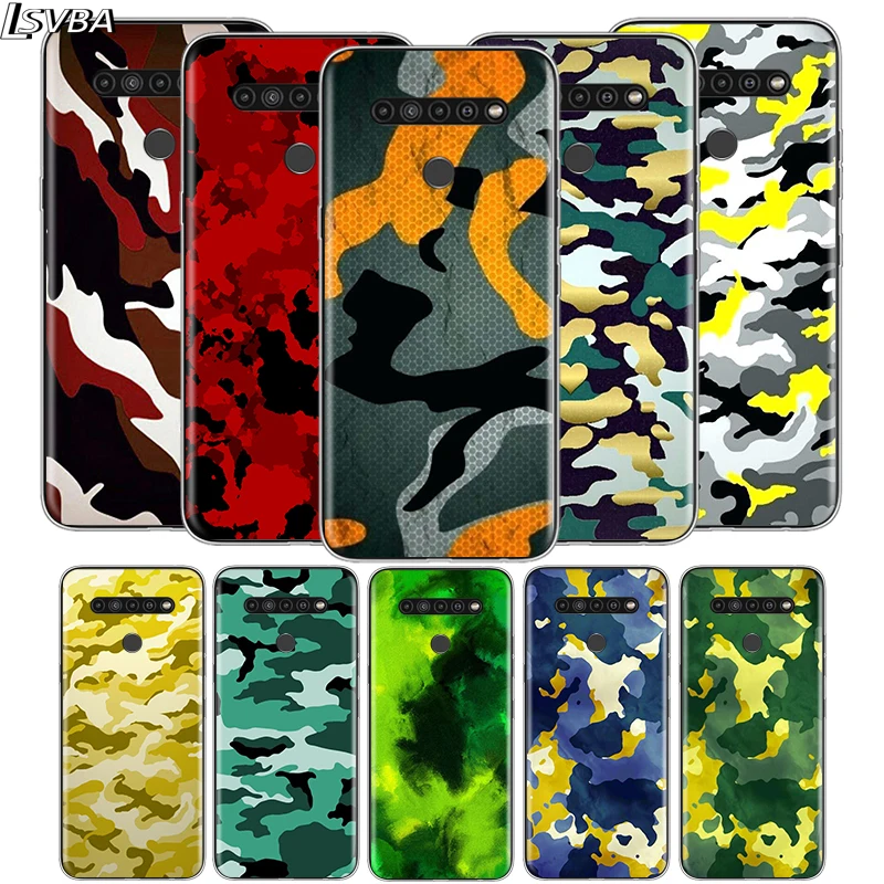 

Color Trend Camouflage For LG V60 V50S V50 G8X G8S G8 G7 ThinQ 5G K61 K51S K41S K30 K20 Q60 Q9 Soft Phone Case