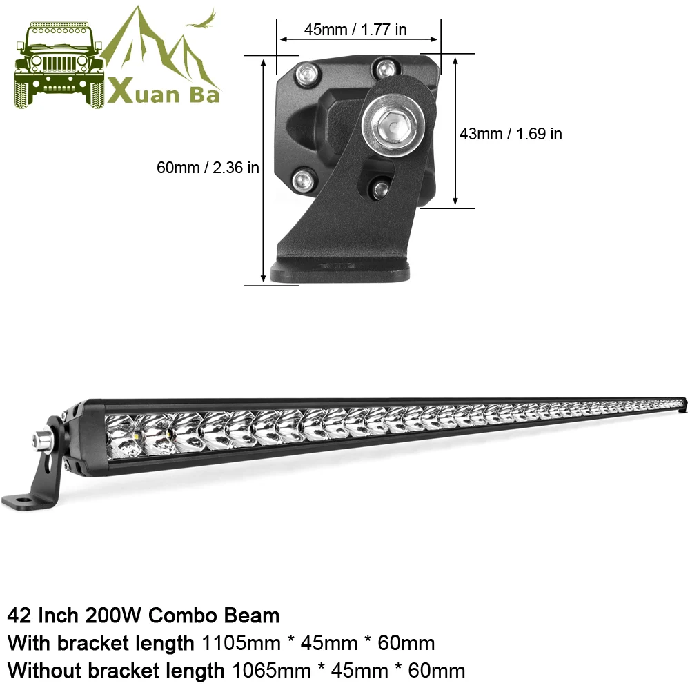 

Тонкая светодиодсветильник ФАРА РАБОЧЕГО ОСВЕЩЕНИЯ 12 дюймов, 22 дюйма, 32 дюйма, 42 дюйма, 52 дюйма, 4x4, для грузовиков, квадроциклов, УАЗ, комбинированный луч, для бездорожья, 12 В, 24 В, фасветильник для вождения