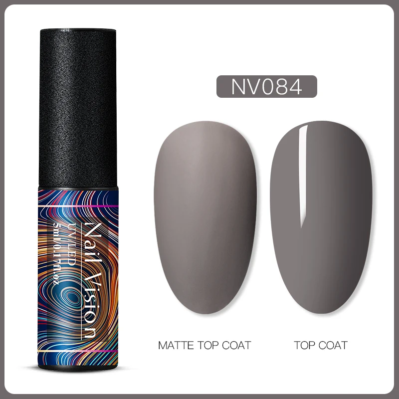 S06679 Nail Vision 60 цветов Матовый УФ-гель для ногтей 5 мл чистый цвет матовое верхнее покрытие Впитывающее полуперманентный Гель-лак для ногтей - Цвет: S06679