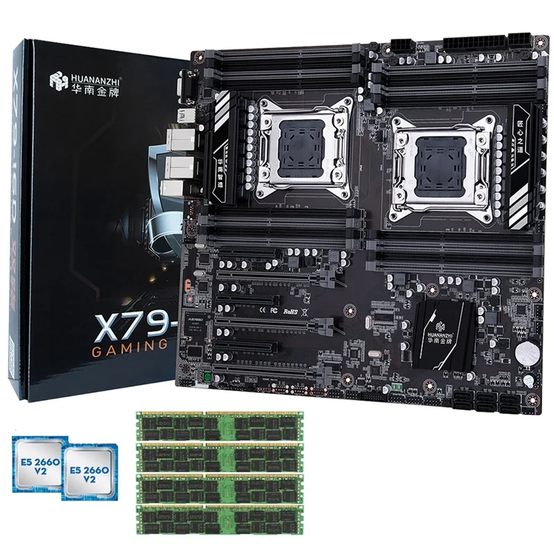 X79T DDR3 ПК настольные компьютеры 4 канала материнская плата LGA 2011 процессор компьютерная игровая поддержка M.2 E5-2680V2 i7 SATA 3,0 USB 3,0 для Intel B75