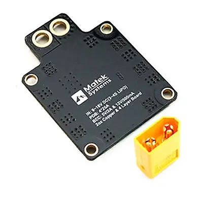 Matek System PDB XT60 W/BEC 5V и 12V 2oz Медный для радиоуправляемого вертолета FPV Quadcopter