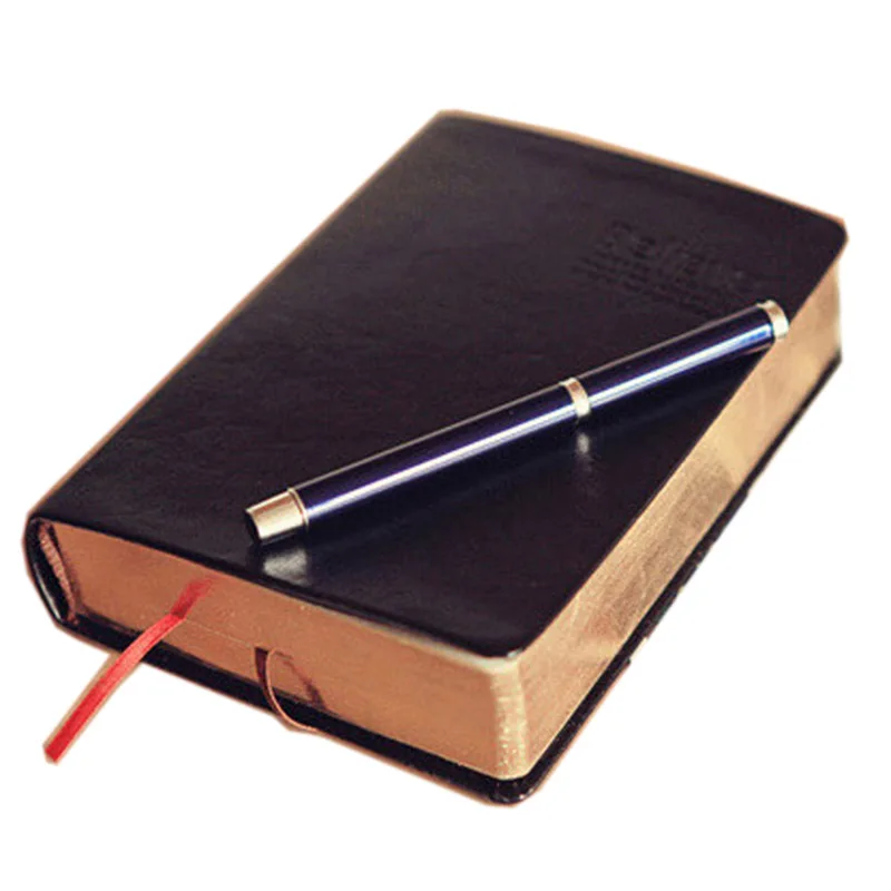 Винтажный блокнот из толстой бумаги кожаный Библейский дневник журнал школа